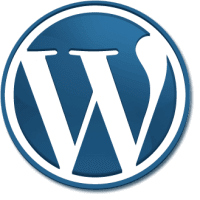 WordPress Icon Large Drop Shadowed